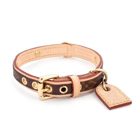 lv collar for dogs|faux louis vuitton dog collar.